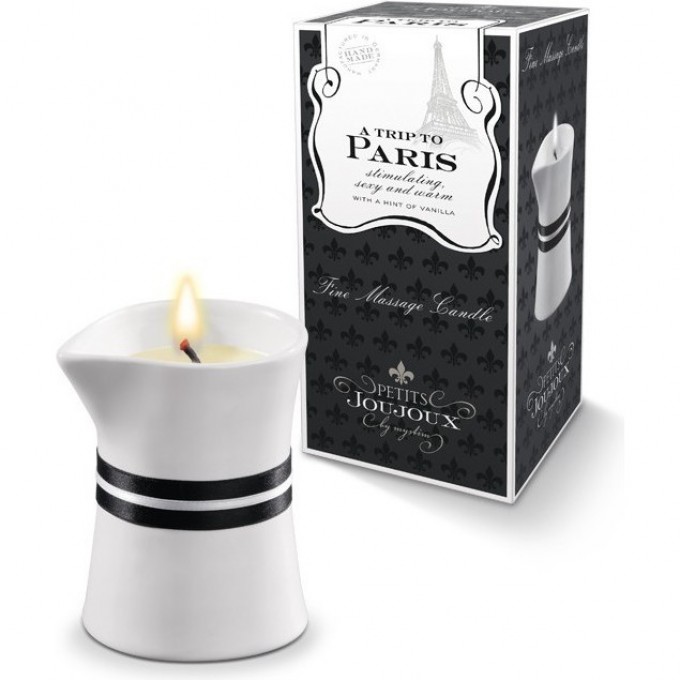 Массажная свеча MYSTIM PETITS JOUJOUX PARIS ваниль и сандал (120 гр.) 46720 Массажная свеча MYSTIM PETITS JOUJOUX PARIS ваниль и сандал (120 гр.) 46720