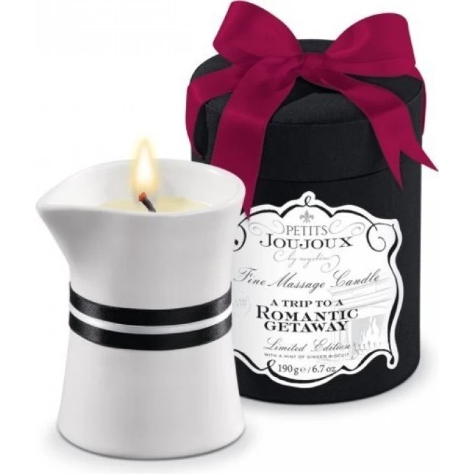 Массажная свеча MYSTIM PETITS JOUJOUX ROMANTIC GETAWAY имбирь (190 гр.) 46706 Массажная свеча MYSTIM PETITS JOUJOUX ROMANTIC GETAWAY имбирь (190 гр.) 46706