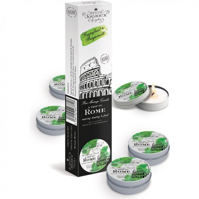 Набор из 5 массажных свечей MYSTIM PETITS JOUJOUX ROME REFILL (33гр.) 46771 Набор из 5 массажных свечей MYSTIM PETITS JOUJOUX ROME REFILL (33гр.) 46771